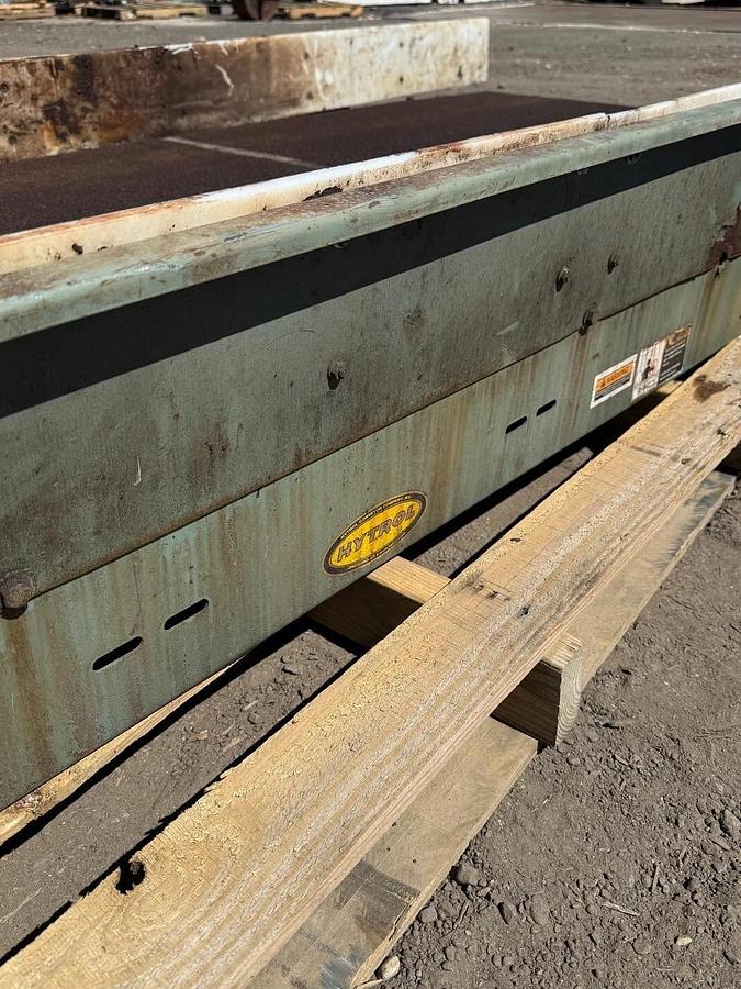 Used Conveyor Belt W:36” L:113” Rough Top w/ Baldor 1Hp, 1760RPM and Gearbox