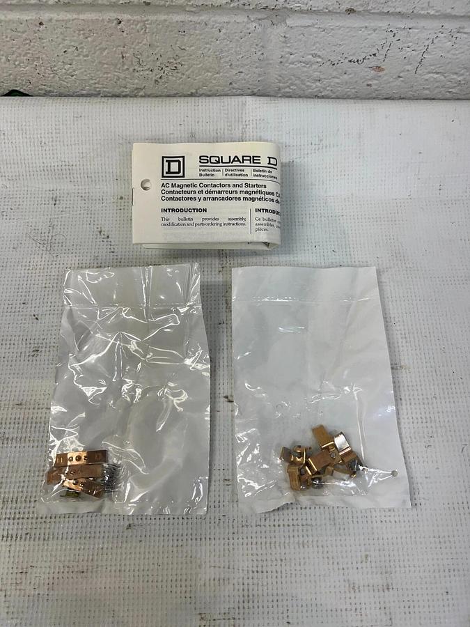 Used Square D 9998SL3 3 Pole Contact Kit for Type S, Size 1