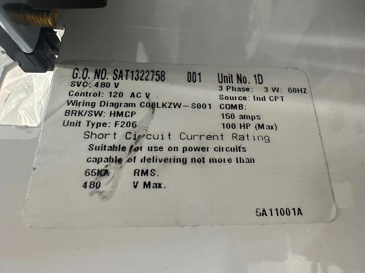 Used Eaton SAT1322758 MCC *NEW*