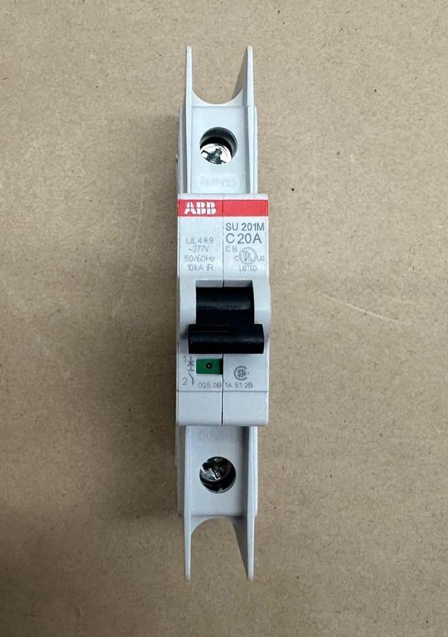 Used ABB SU 201M-C20 Circuit Breaker 20A *NEW*