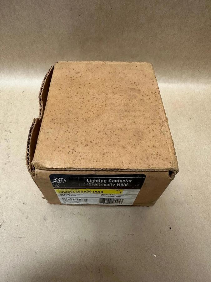 Used General Electric CR260L20GA361AA0 30A 6 Pole Lighting Contactor w/o Enclosure