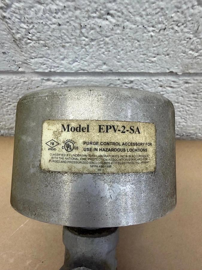 Used Pepperl + Fuchs EPV-2-SA, Purge Control Accessory for Use In Hazardous Locations
