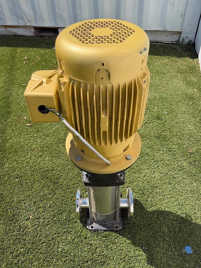 Used GRUNDFOS CRN16-50A-F-G-AUUF Pump w/ Baldor 5.5KW Motor @ 3525 RPM