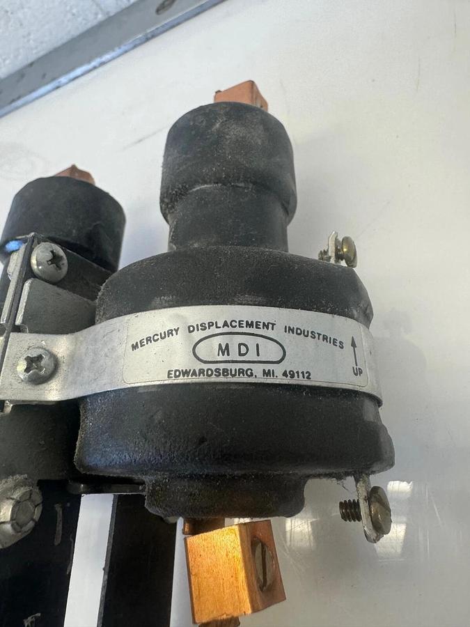 Used MDI SP-1102-24D Mercury Relay, 24VDC, 10A @ 3500VAC, 15A @ 2500VAC