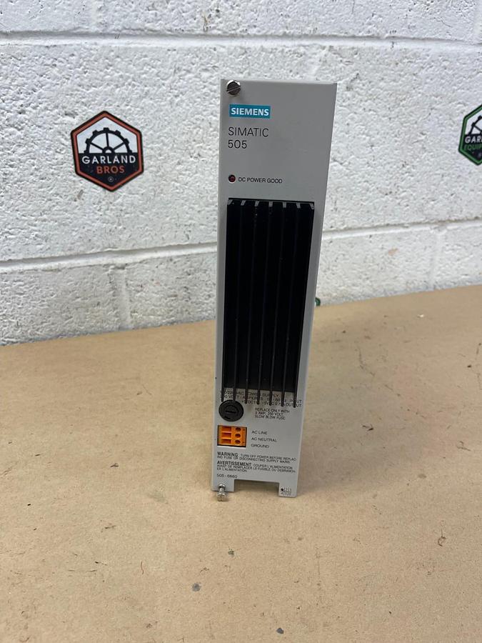 Used Siemens 505-6660 Power Module Simatic 505