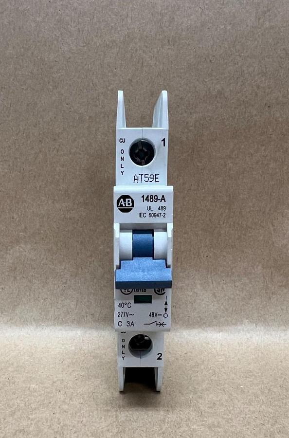 Used Allen Bradley 1489-A1C030 Ser. A, 1 Pole, Circuit Breaker