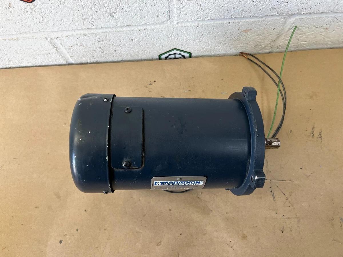Used Marathon Electric CVD56E17F1001-G 1/4HP 90V Direct Current Perm Magnet Motor