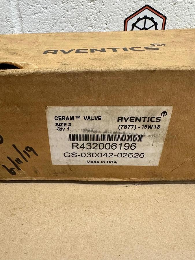 Used Aventics R432006196 Ceram Valve Size 3 *NEW*