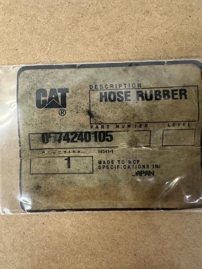 CAT 074240105 Rubber Hose *NEW*