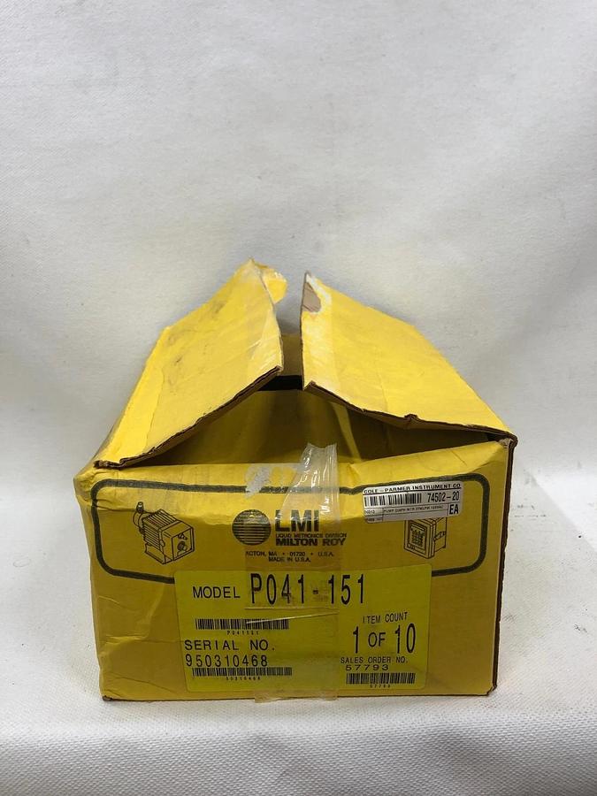 Used LMI Milton Roy P041-151 Metering Pump *NEW*