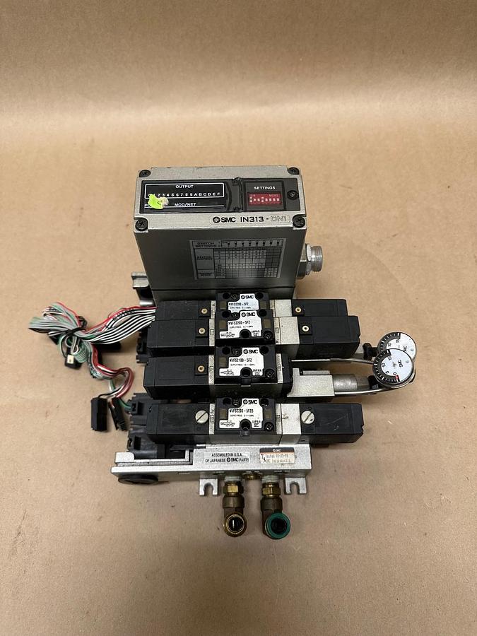 Used SMC IN313-DNI DeviceNet Serial Interface NVFS2200-5FZB NVFS2100-5FZ NVFS2200-5FZ