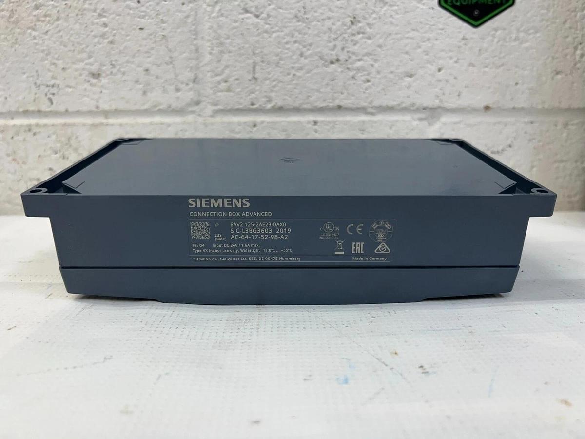 Used Siemens 6AV2 125-2AE23-OAXO Connection Box Advanced
