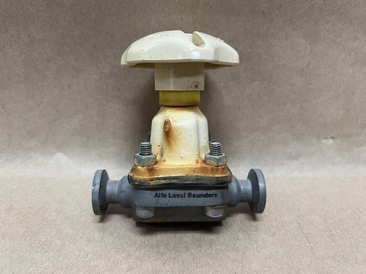 Used Alfa Laval Saunders 206799/001/007 316L, Sanitary Diaphragm Valve, 1/2"