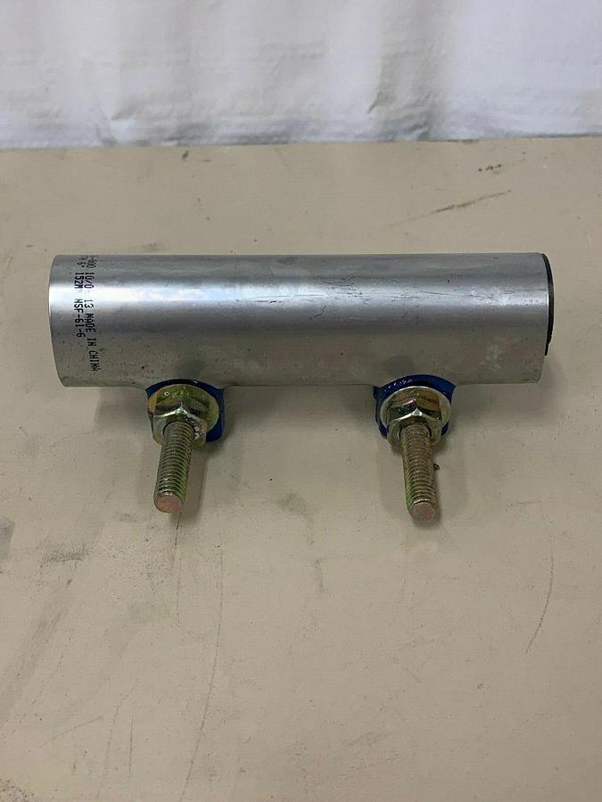 Used Industrial Pipe Clamps LOT of 4: 2-1/2" x 6", 1-1/2" x 6", 1-1/4" x 6", 1" x 6")