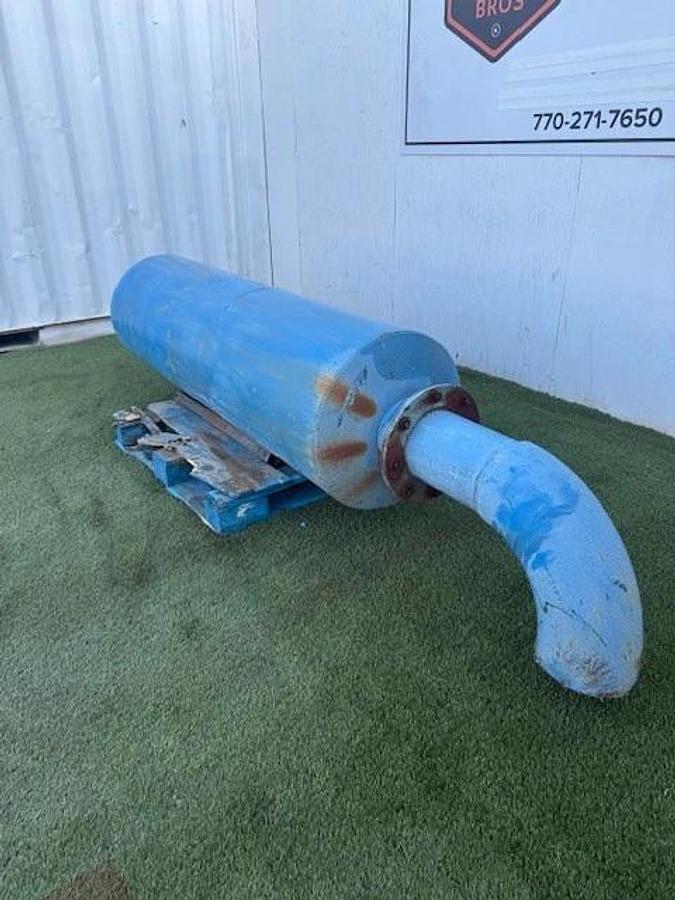 Used Industrial Silencer, 72”x24” Fan Silencer, 150 Gallon Tank, Dual 8” Outbores