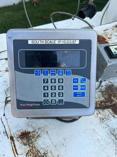 Used H&H Products Bulk Bag Fill Station, Load Cell, Avery Weightronix Digital ReadOut