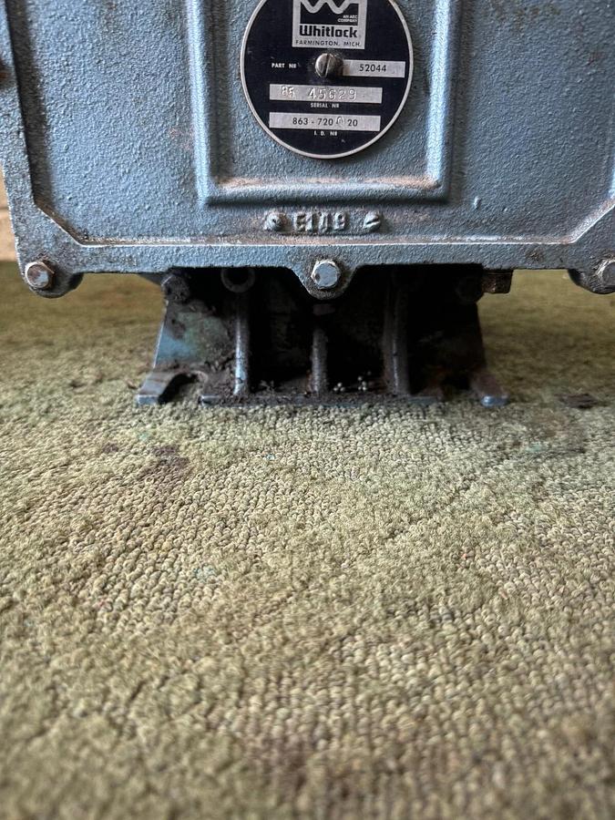 Used Whitlock/AEC 52044 Rotary Lobe Blower, ID #: 863-720-020