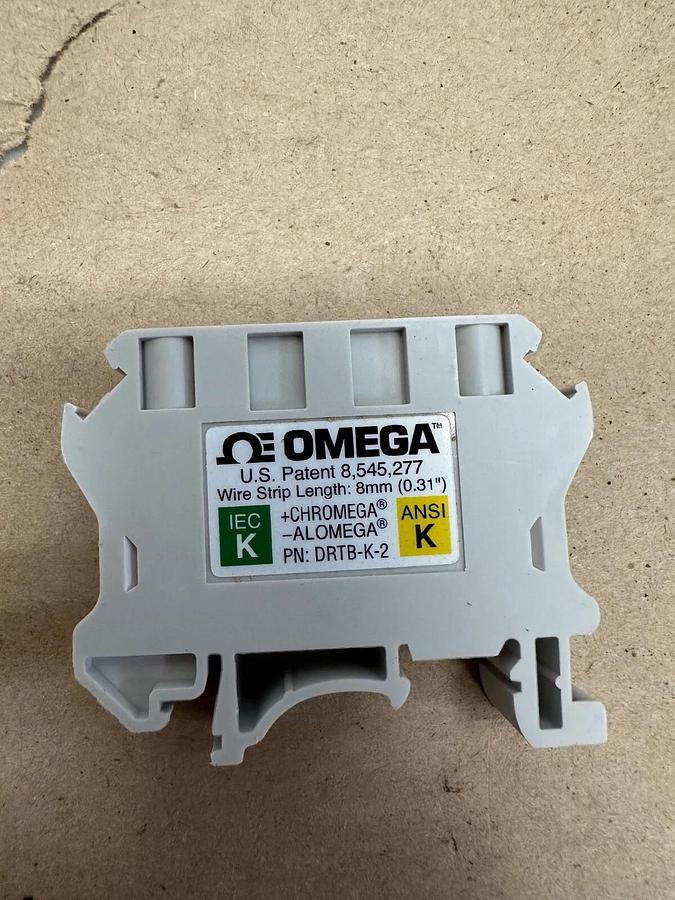 Used OMEGA DRTB-K-2-10PK Thermocouple TB Type K W/FEM, 10 Pack