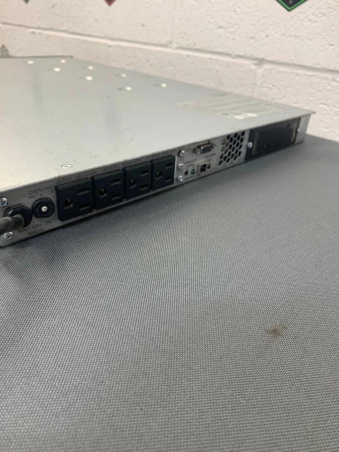 Used APC SUA1000RM1U Smart-Ups 4 Outlet Uninterruptible Power Supply