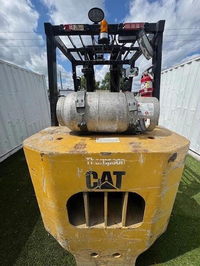 Used Caterpillar ForkLift GC45KSTR, 9100 lbs, Cushion Tire, LP Forktruck