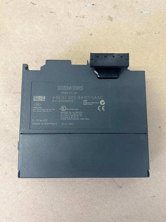 Used Siemens 6ES7322-1HH01-0AA0 Simatic S7