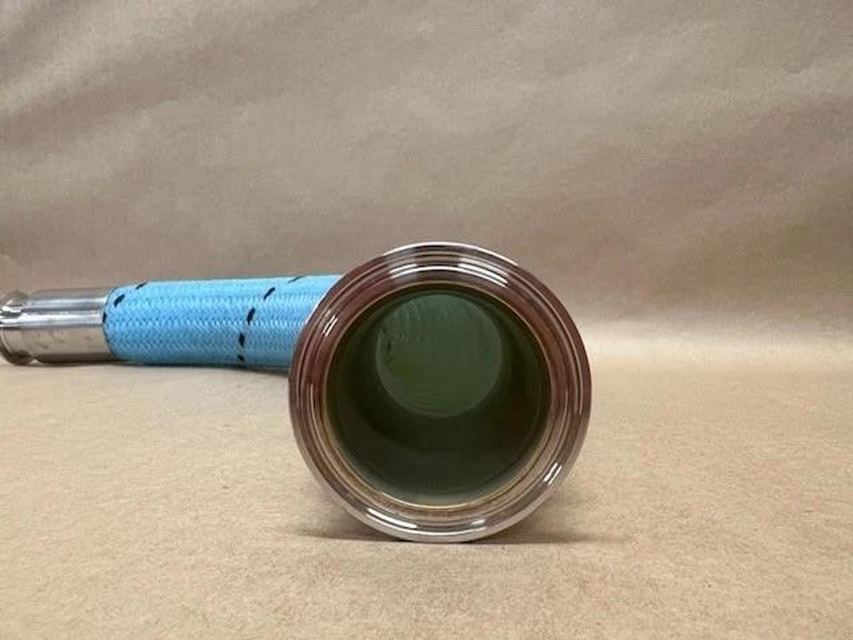 Used 25", PTFE Blue Polypro Braided Hose