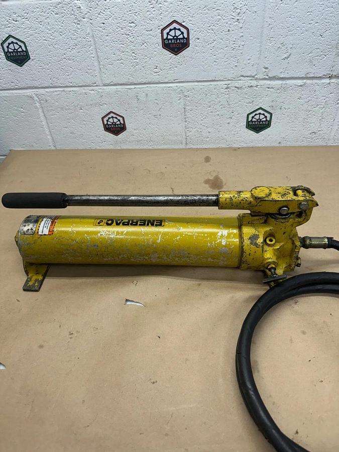 Used Enerpac P80 Hydraulic Hand Pump w/ Jack Fitting