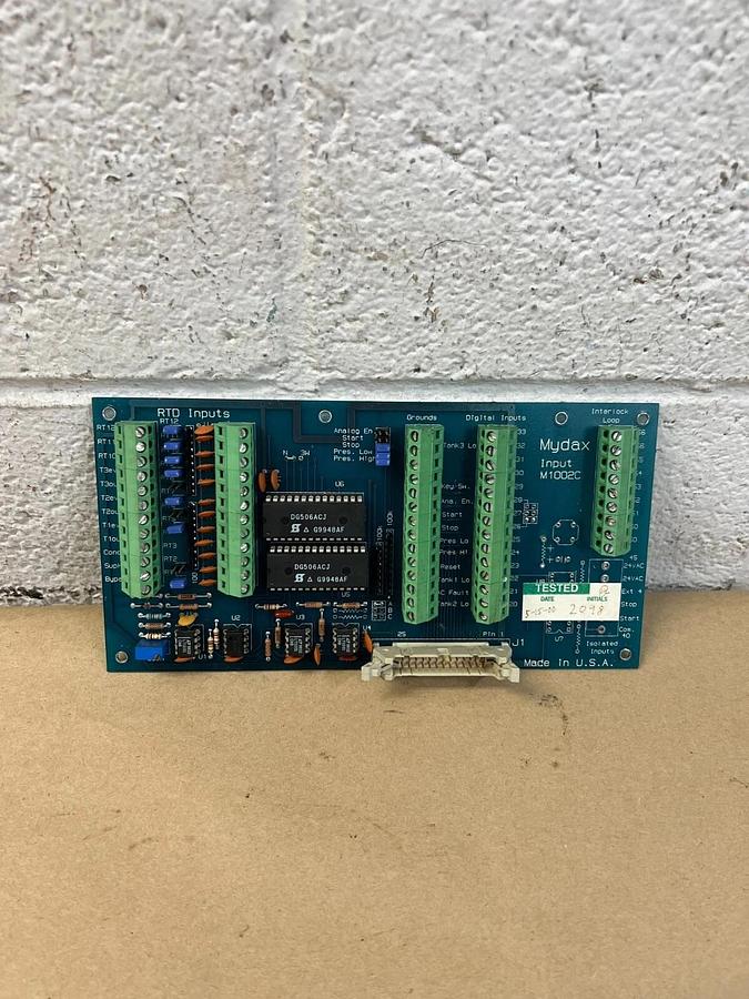 Used Mydax M1002C RTD Interface Board