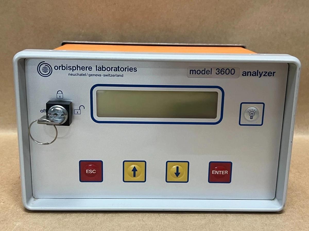 Used Orbisphere Laboratories 3600/350.E Analyzer with Key