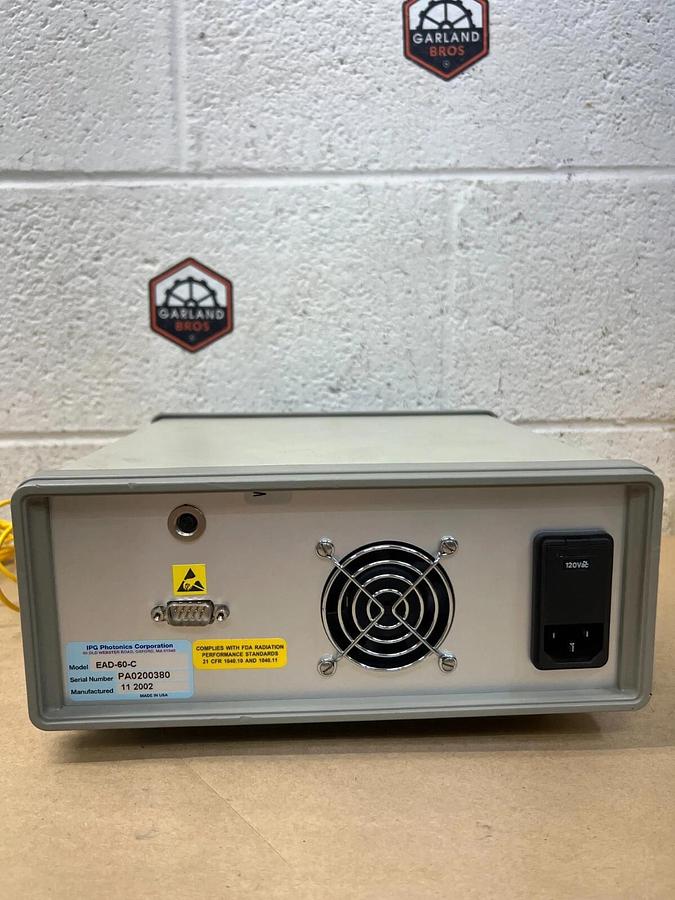 Used IPG Photonics EAD-60-C Erbium Fiber Amplifier