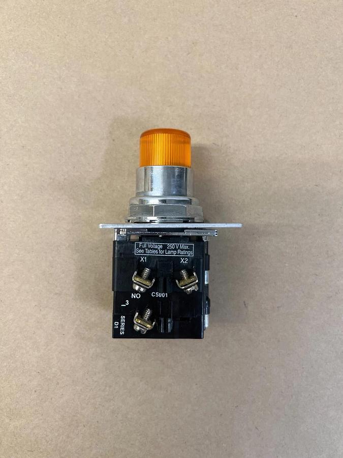 Used Cutler Hammer 10250T/91000T Orange Push Button
