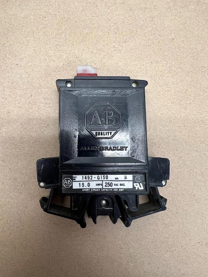 Used Lot of (3) Circuit Breakers - Allen Bradley, Cutler Hammer, Underwriters Lab Inc