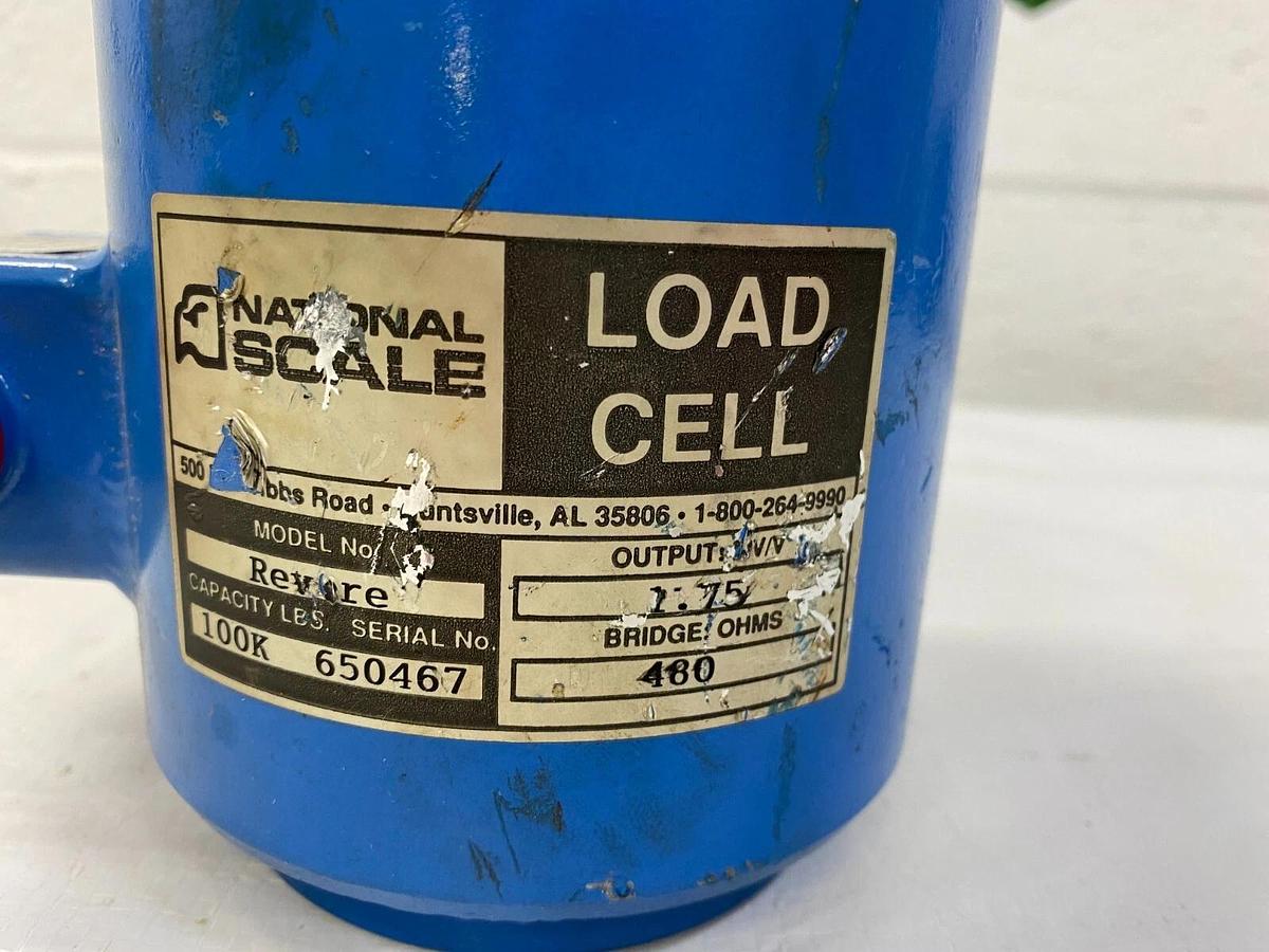 Refurbished National Scale Load Cell Scale Revere Capacity 100k lbs