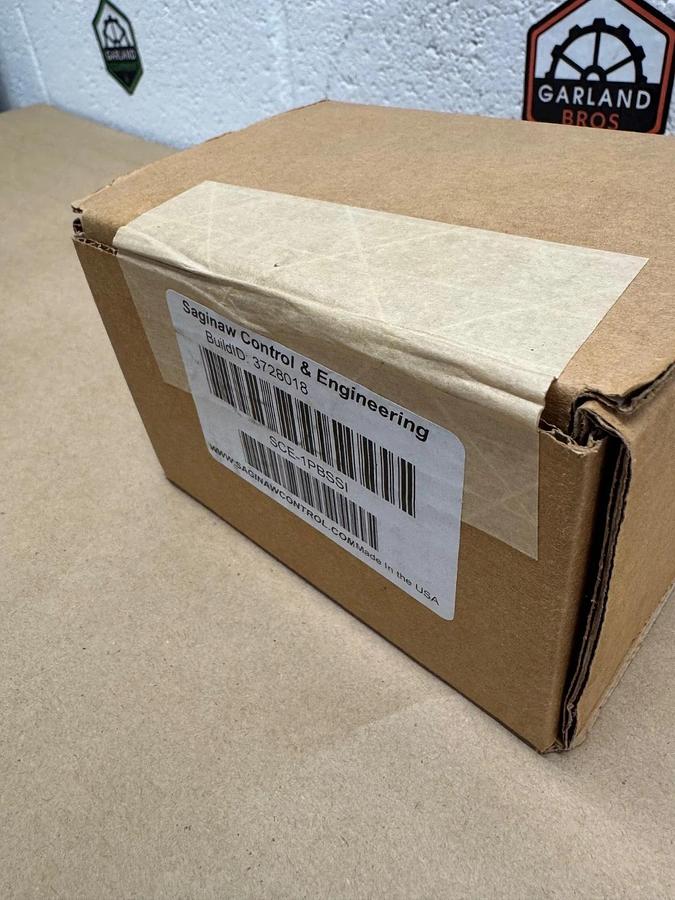 Used Saginaw Control & Engineering SCE-1PBSSI Pushbutton Enclosure *FACTORY SEALED*