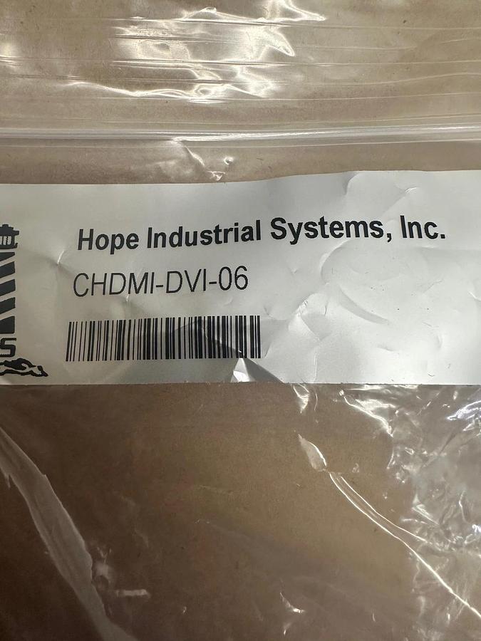 Used Hope Industrial Systems, Inc. CHDMI-DVI-06 HDMI to DVI Video Cable