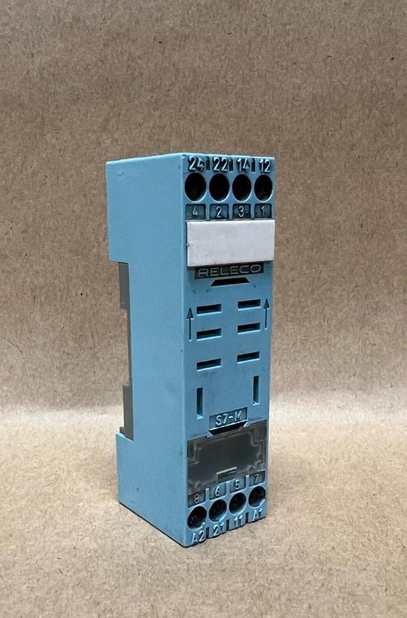 Used Releco S7-M Relay Socket Base