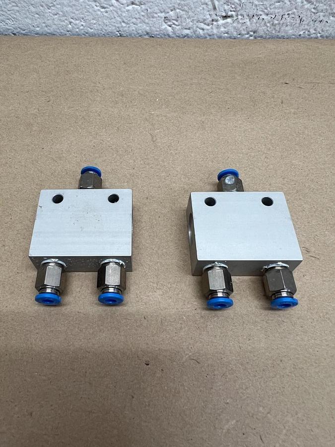 Used Festo ZK-1/8-B And Gate, 1-10bar, 14,5-145 PSI - Lot of 2