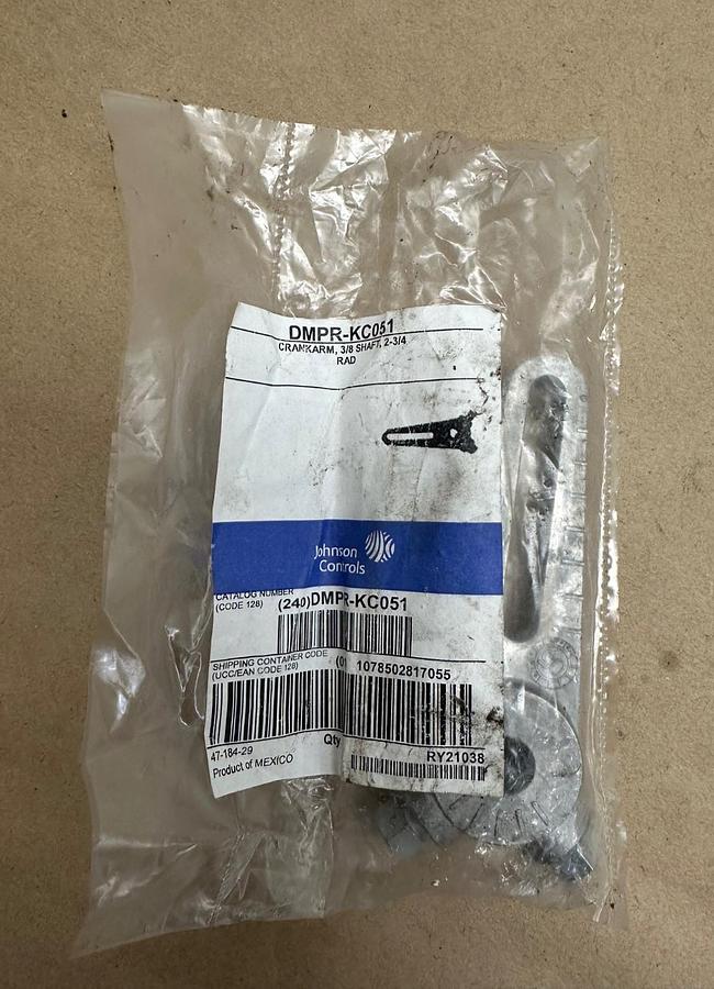 Used Johnson Controls DMPR-KC051 Crank Arm 3/8" *NEW*