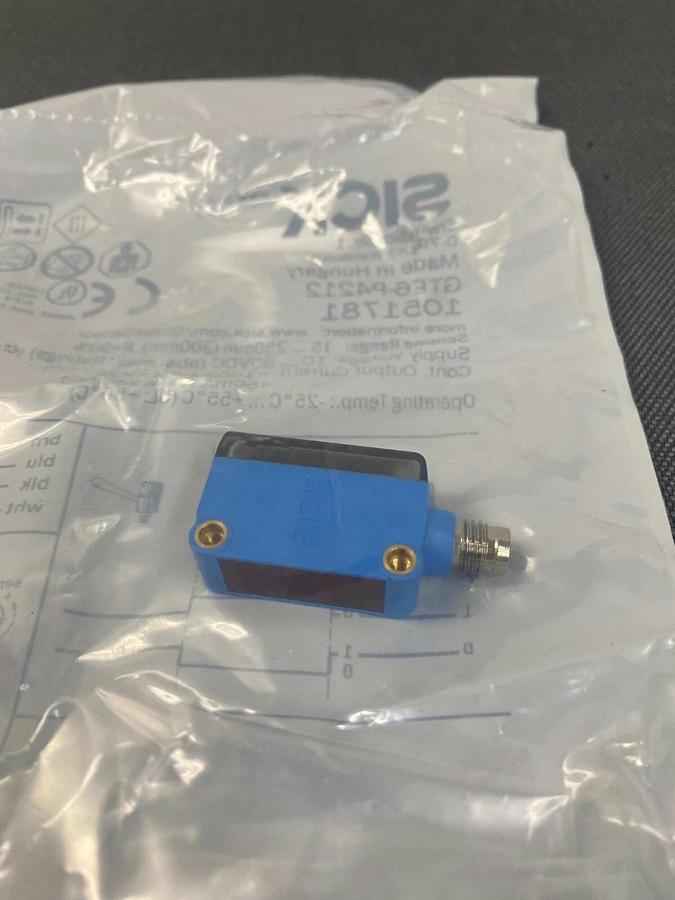 Used Sick GTE6-P4212 Miniature Photoelectric Sensor