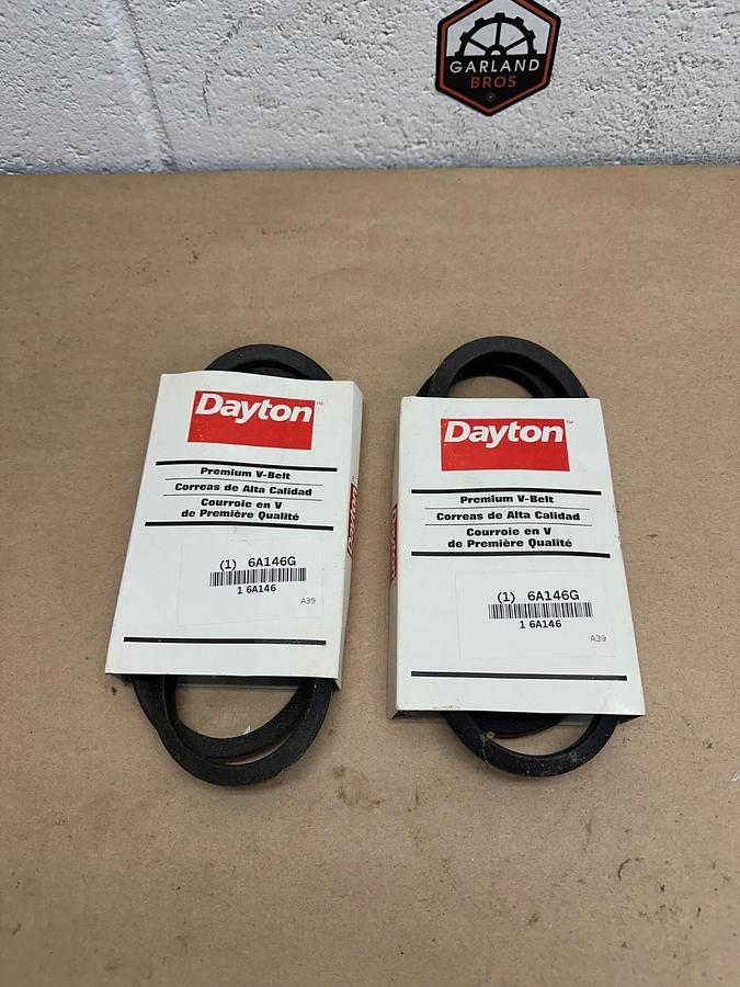 Used Dayton 6A146G V-Belt *NEW* Lot of 2