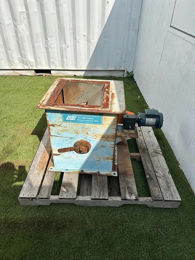 Used Bunting Magnetics 948336-1-02 Magnetic Drum Separator, w/ 1Hp, 1725RPM Motor