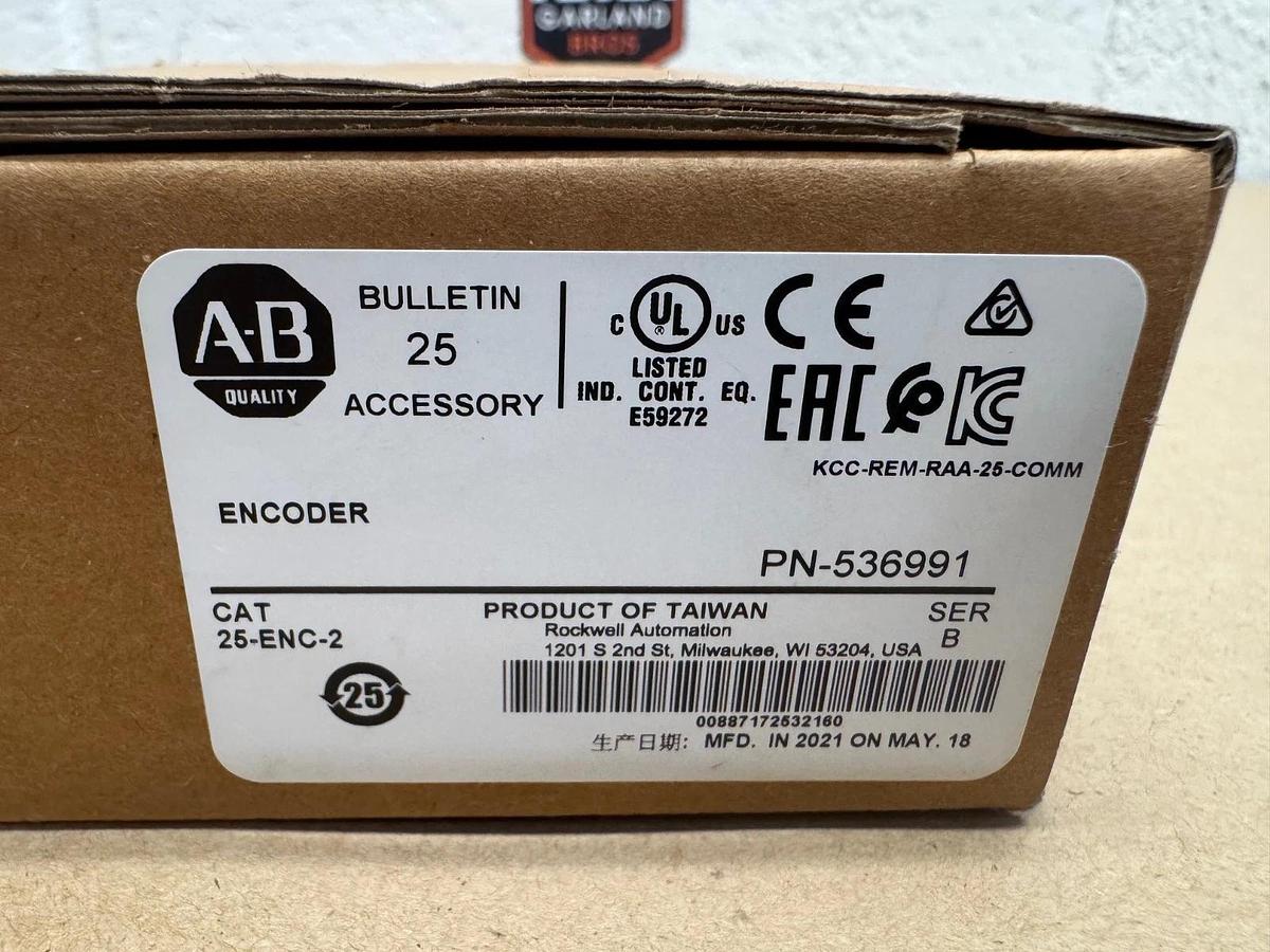 Used Allen Bradley 25-ENC-2 Incremental Encoder 536991 *NEW*