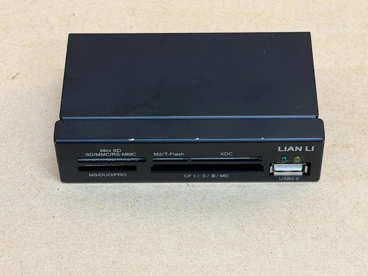 Used Lian Li Internal Multi-Format Card Reader with USB 2.0