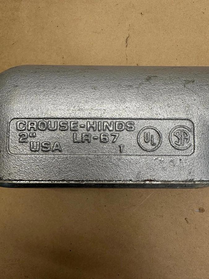 Used Crouse-Hinds LR-67 2” Conduit - Lot of 2