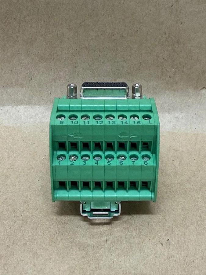 Used Phoenix Contact VIP-2/SC/D15SUB/F Terminal Block