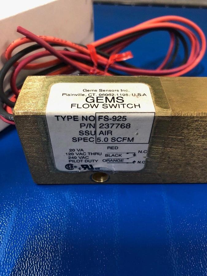 Gems FS-925 Brass Flow Switch 237768