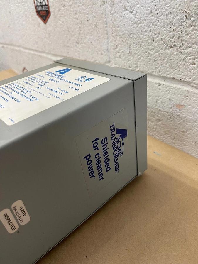 Used ACME Electric T253011S General Purpose Transformer 1.5kVa 60Hz 1 Phase