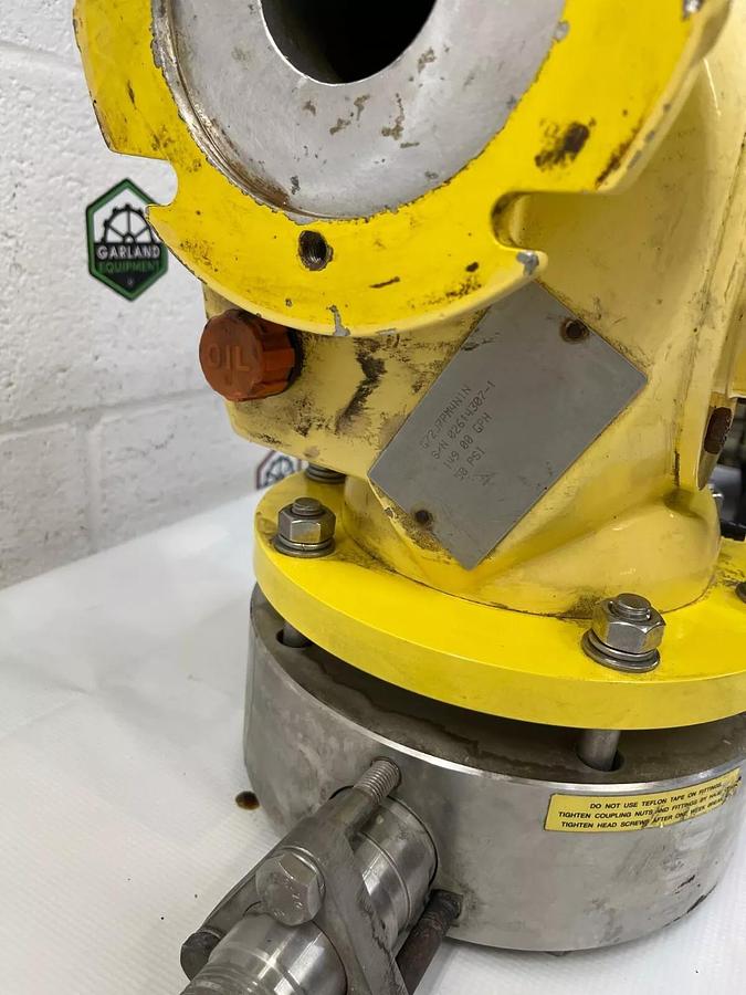 Used Milton Roy MacRoy G72J7PM4N1N Mechanically Actuated Pump, 149 GPH @ 50 psi