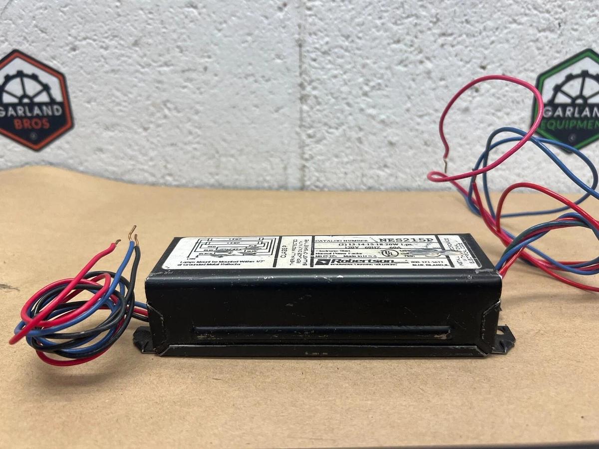 Used Robertson SS215P Ballast Transformer 120 V 60 HZ .600 A (Lot of 2)