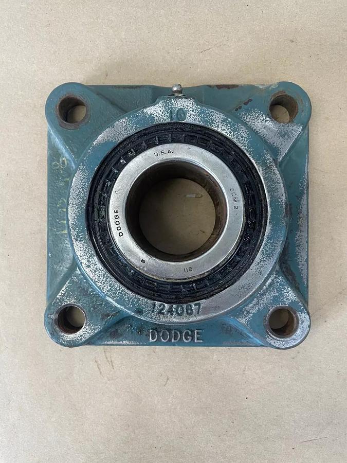 Used Dodge 124067 Flange Mount Bearing